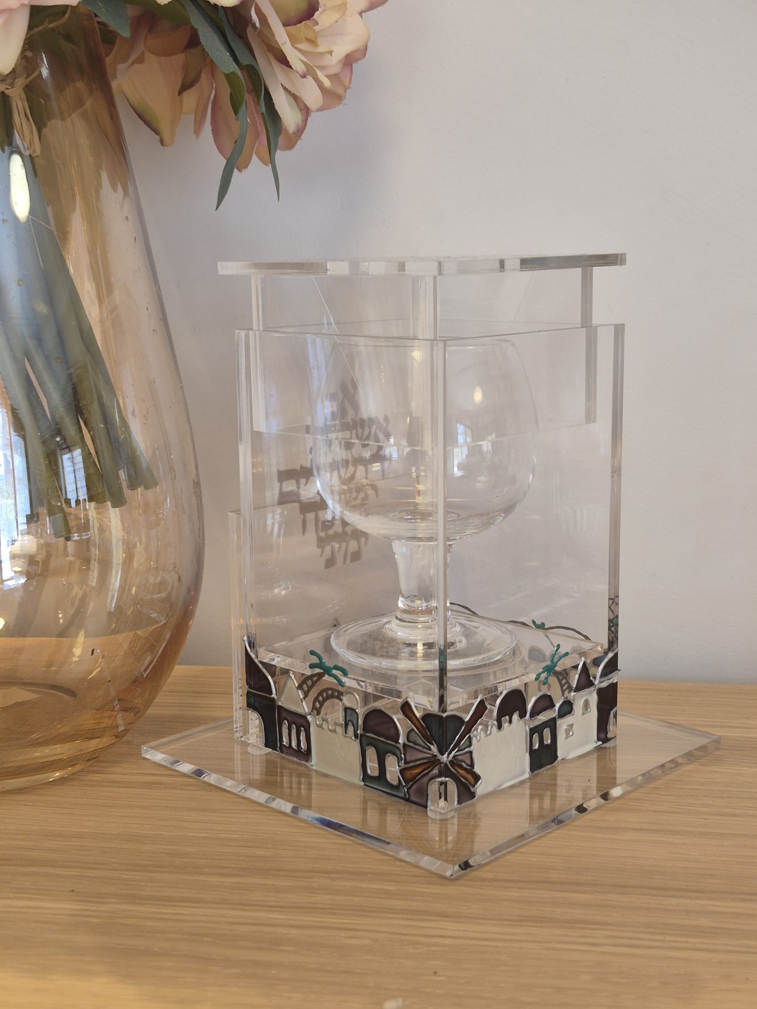 The broken cup, preserved inside the Kosason case